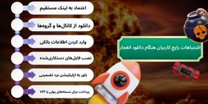 اشتباهات رایج کاربران هنگام دانلود انفجار